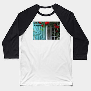 The Portes-en-Ré - Roses on the shutter. Baseball T-Shirt